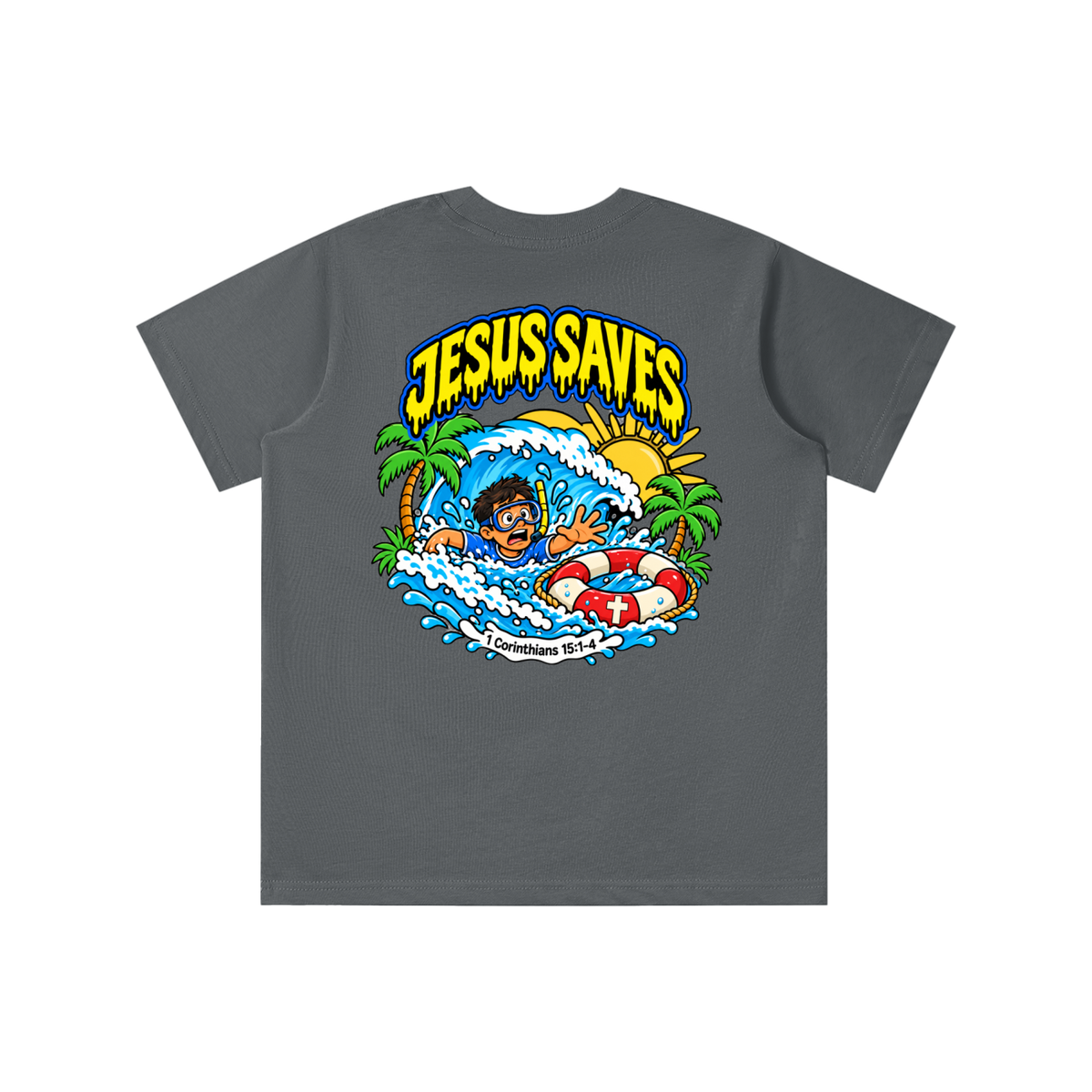 Jesus saves youth T-shirt