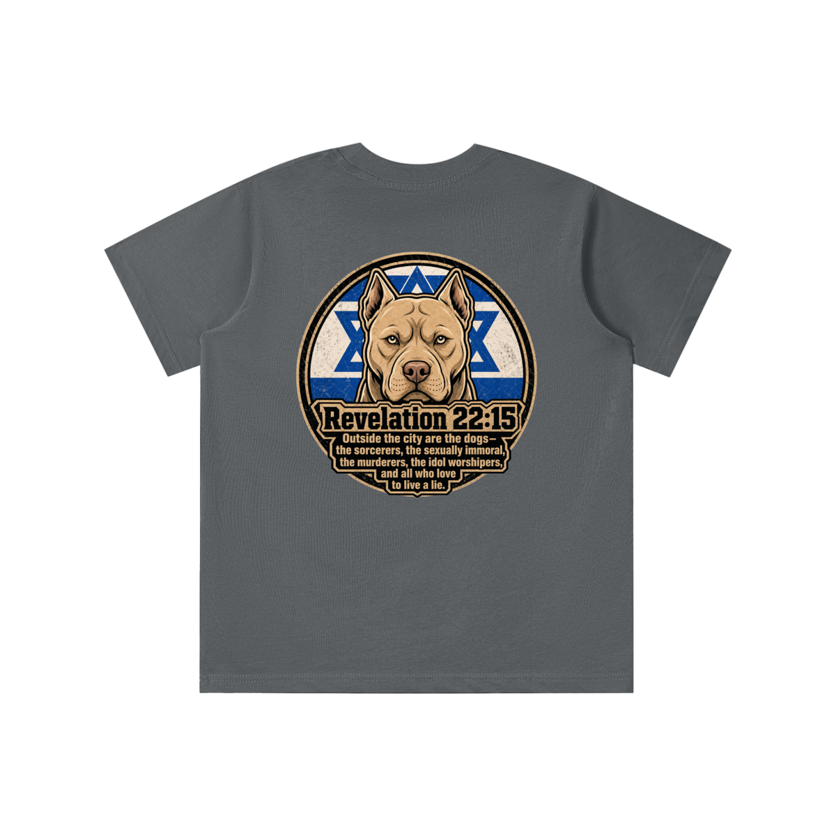 Revelation 22:15 NLT Youth T-shirt