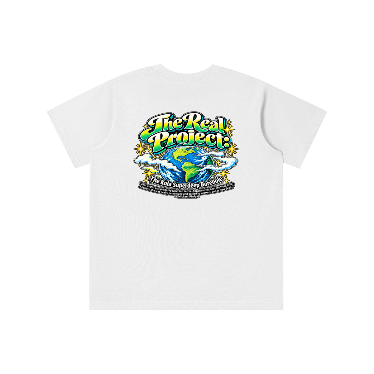 REDEEMED BY THE OF JESUS ACCORDING TO EPHESIANS 1:7 THE REAL PROJECT: THE KOLA SUPERDEEP BOREHOLE youth T-shirt