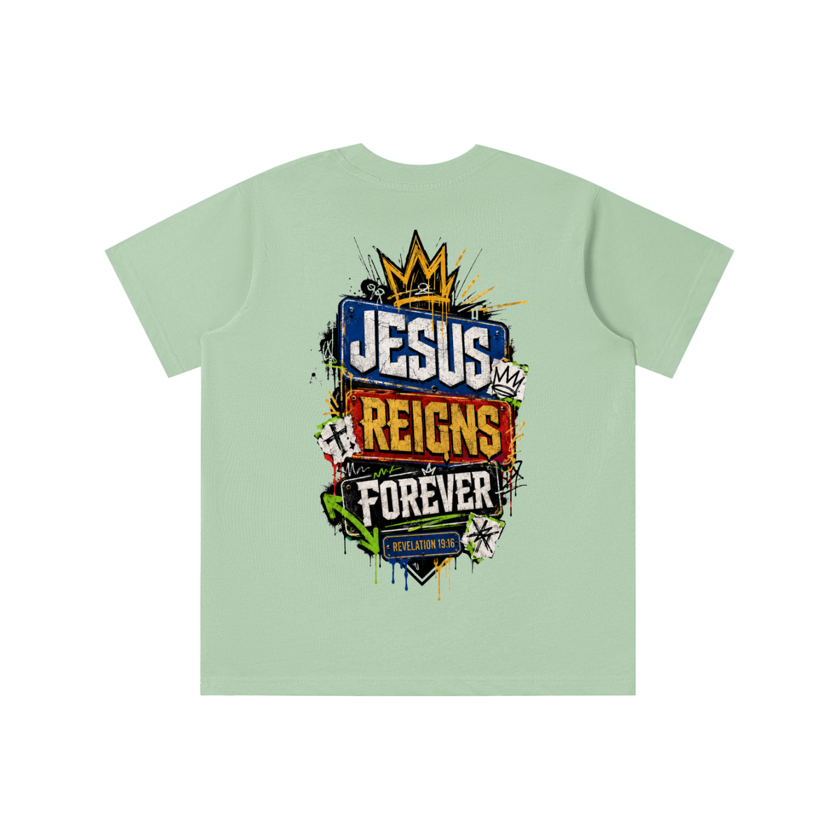 Jesus Reigns Forever youth T-shirt
