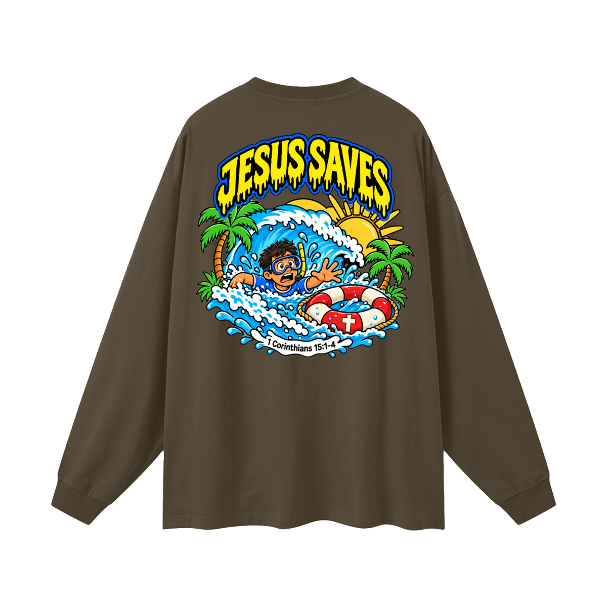 Jesus saves Long Sleeve T-Shirt