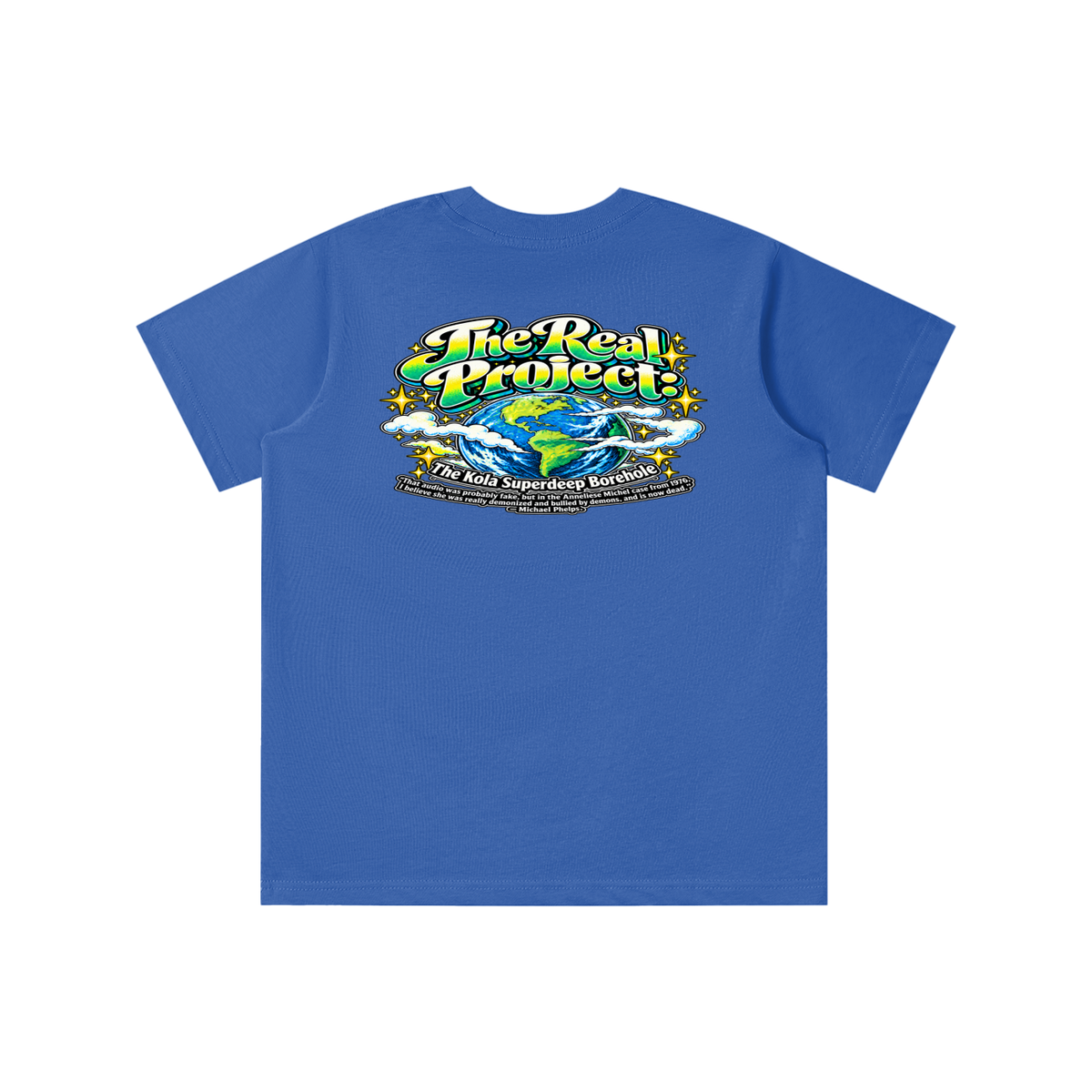 REDEEMED BY THE OF JESUS ACCORDING TO EPHESIANS 1:7 THE REAL PROJECT: THE KOLA SUPERDEEP BOREHOLE youth T-shirt