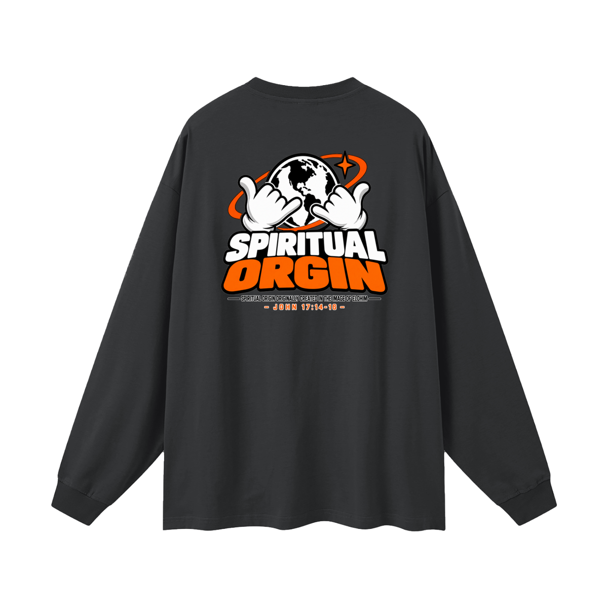 SPIRITUAL ORGIN - SPIRITUAL ORGIN ORIGINALLY CREATED IN THE IMAGE OF ELOHIM- Long Sleeve T-Shirt