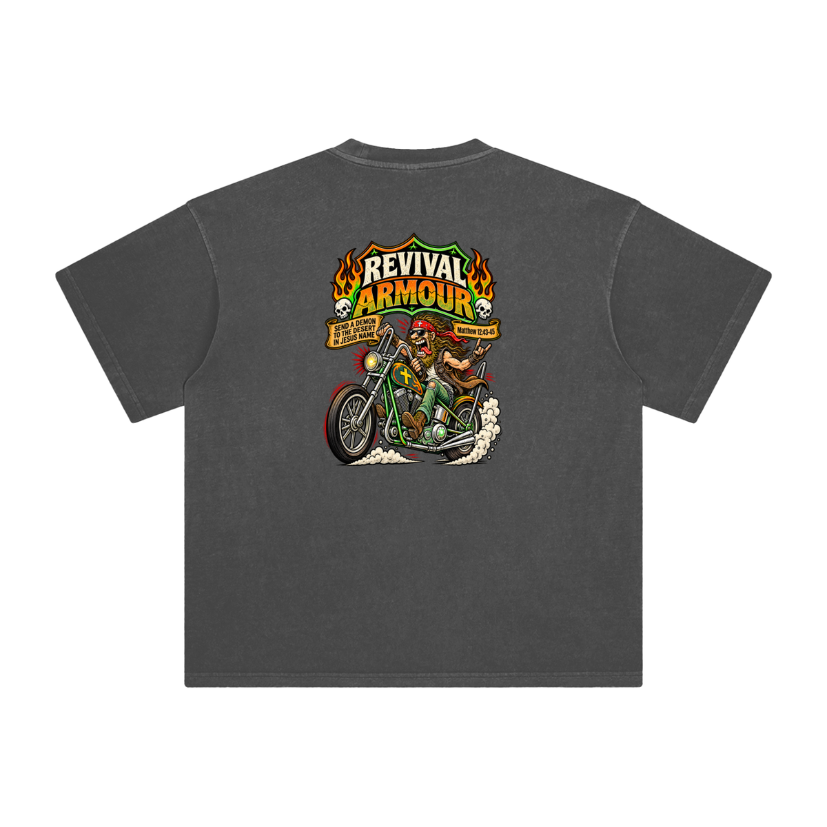 JESUS SAVES REVIVAL ARMOUR SEND A DEMON TO THE DESERT IN THE NAME OF JESUS T-Shirt
