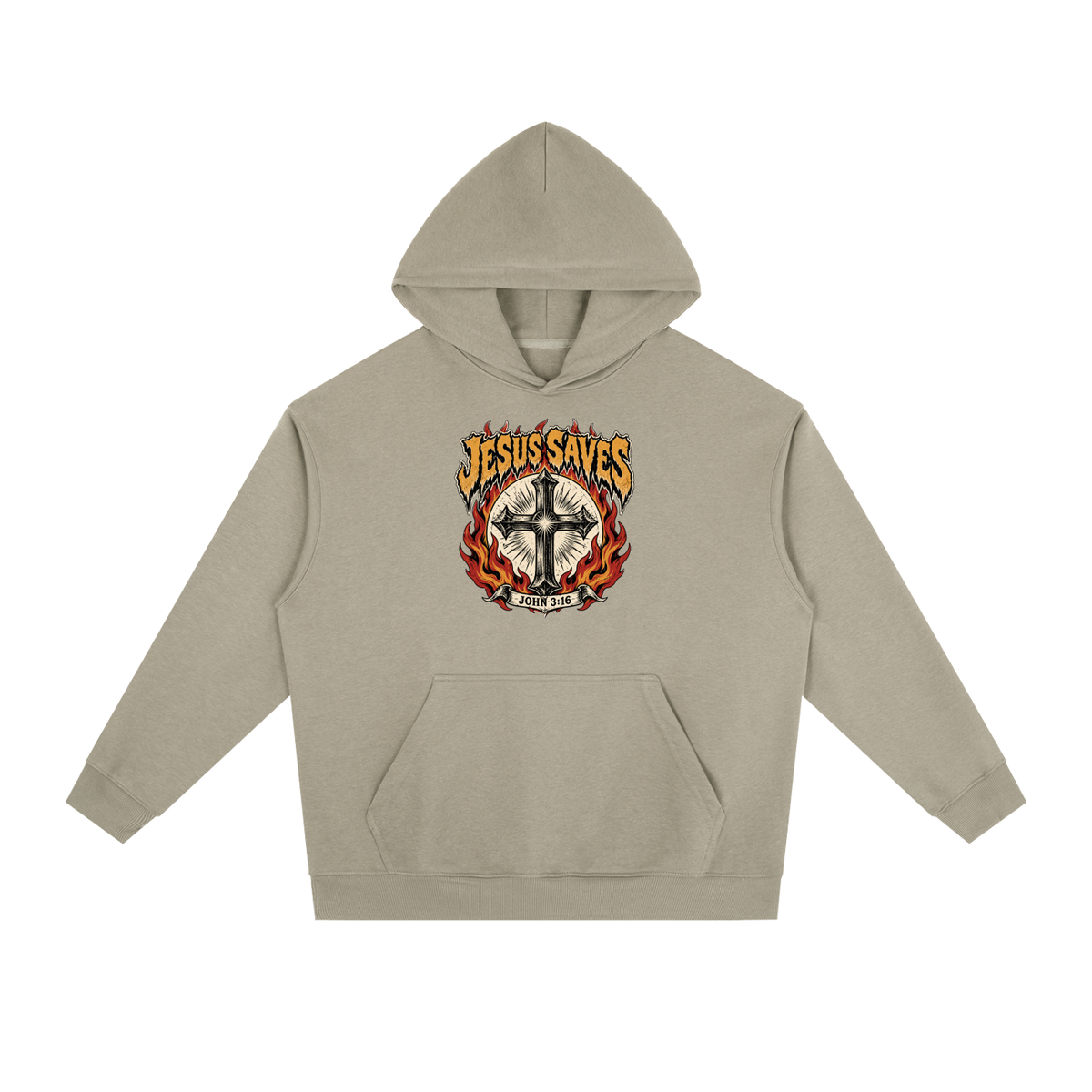 Jesus Saves John 3:16 Hoodie