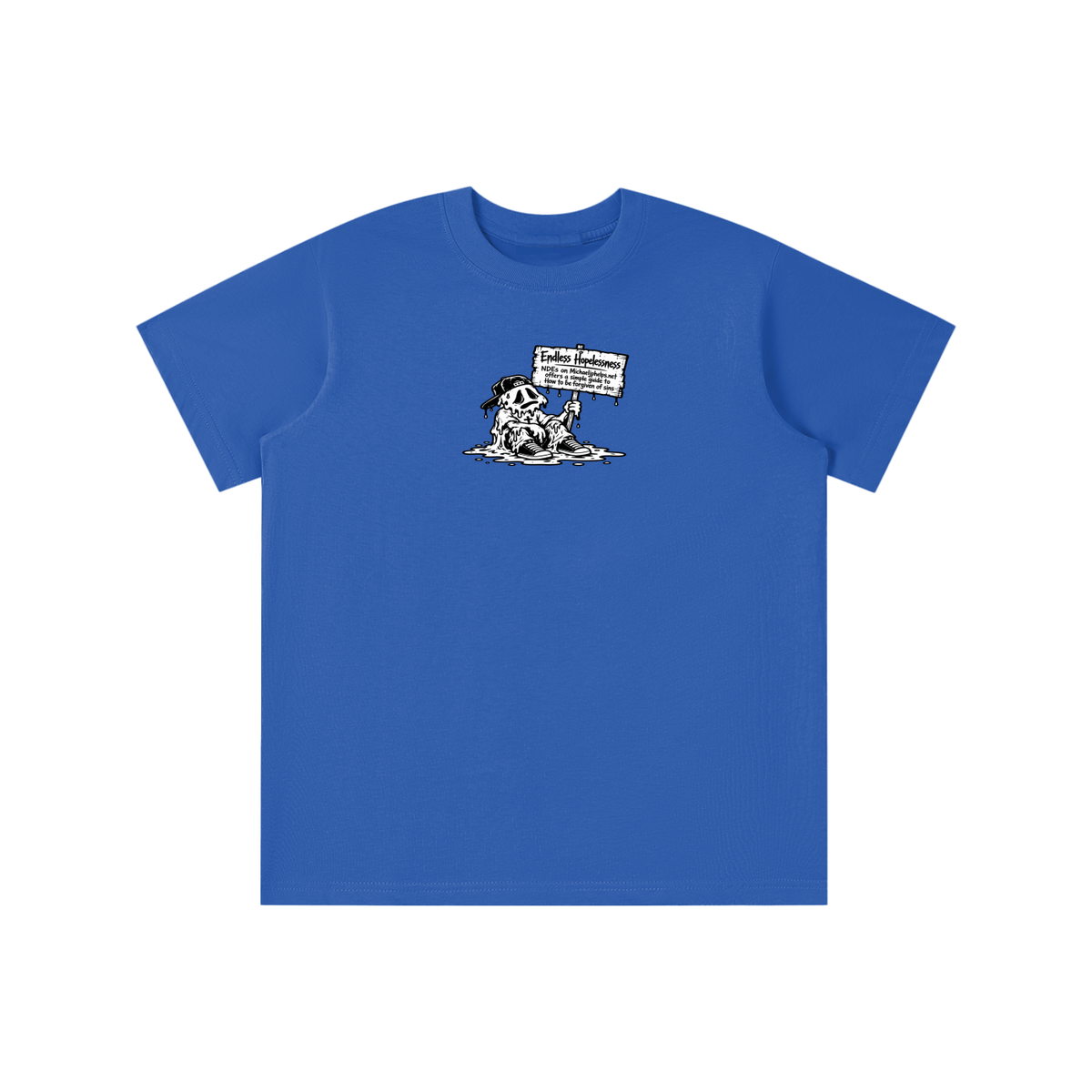 ENDLESS HOPELESSNESS NDEs on michaeljphelps.net offers a simple guide to How to be forgiven of sins youth T-shirt