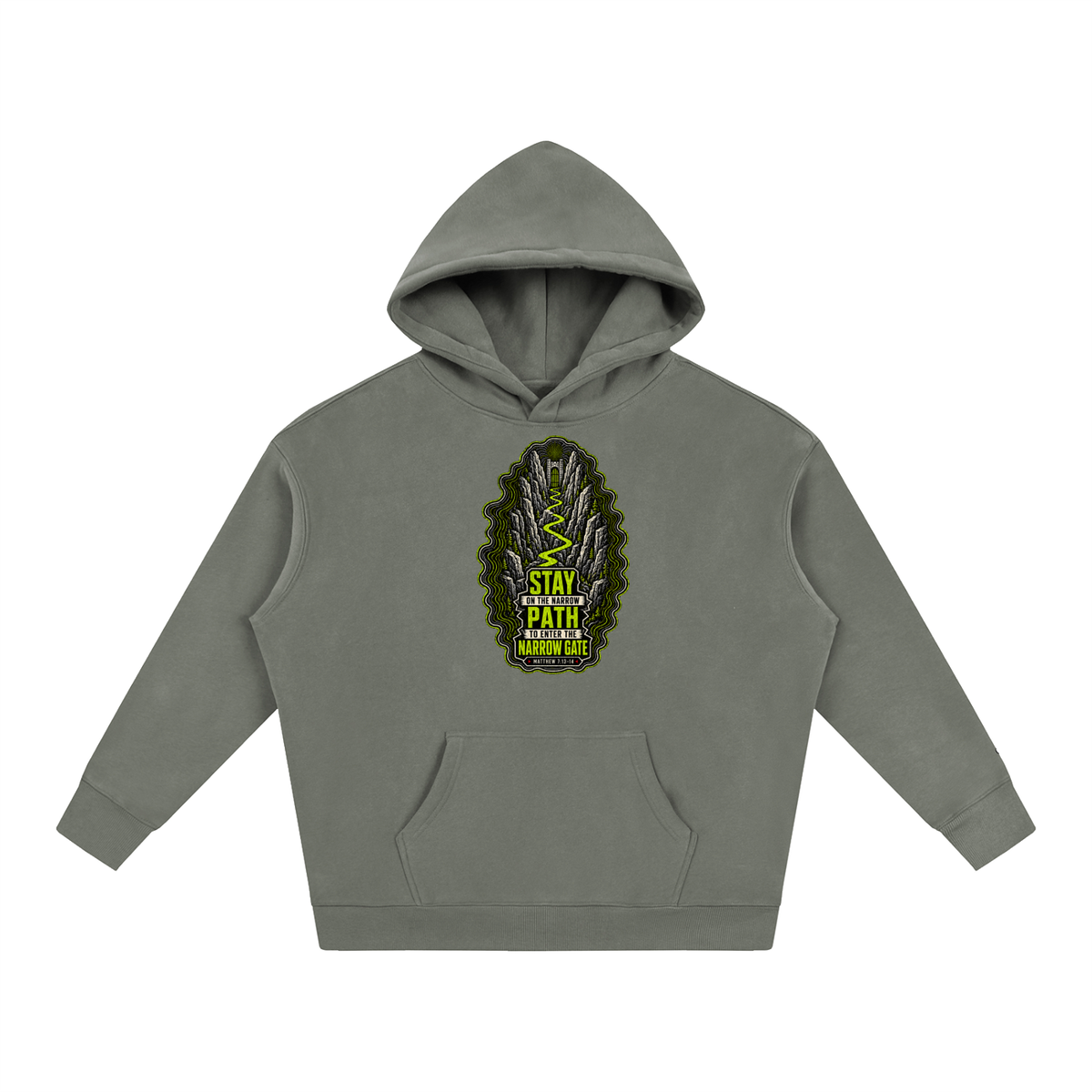 Stay on the narrow path to enter the narrow gate Hoodie