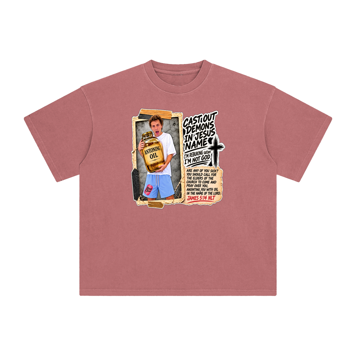 I'M REBUKING satan I'M NOT GOD T-Shirt