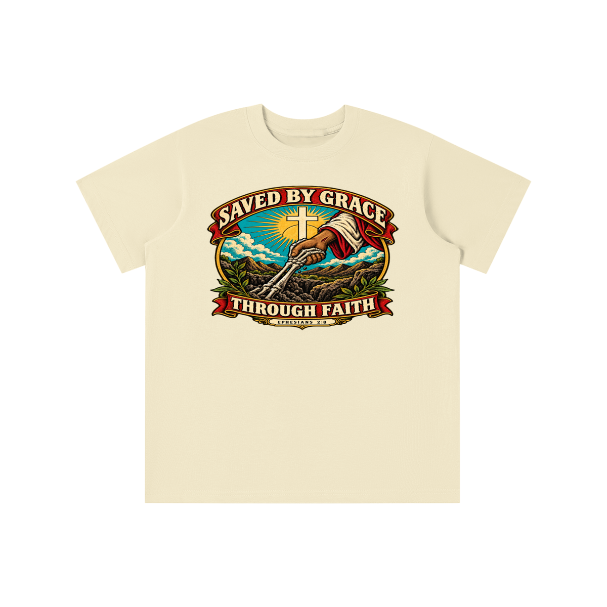 Saved by Grace through Faith youth T-shirt