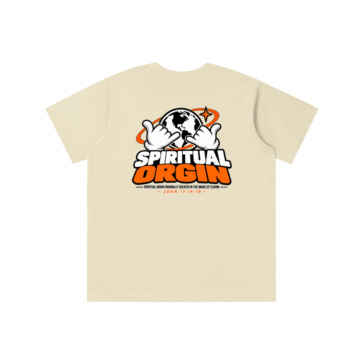 SPIRITUAL ORGIN - SPIRITUAL ORGIN ORIGINALLY CREATED IN THE IMAGE OF ELOHIM- youth T-shirt