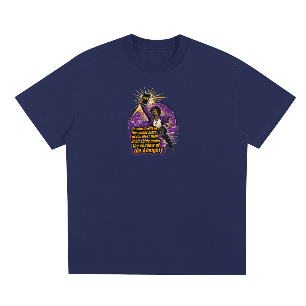 NKJV Psalms 91:1 T-Shirt