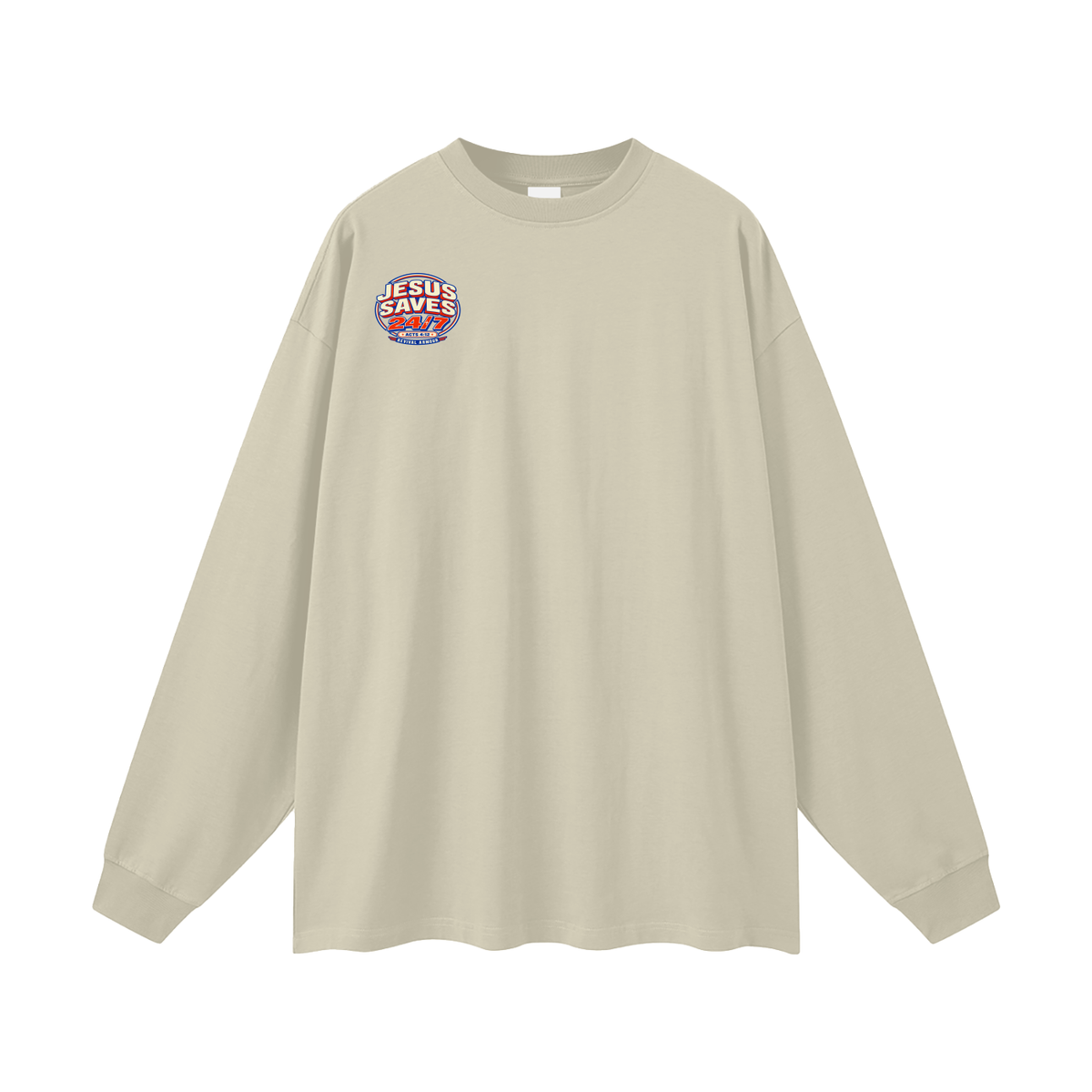 Jesus saves 24/7 Long Sleeve T-Shirt
