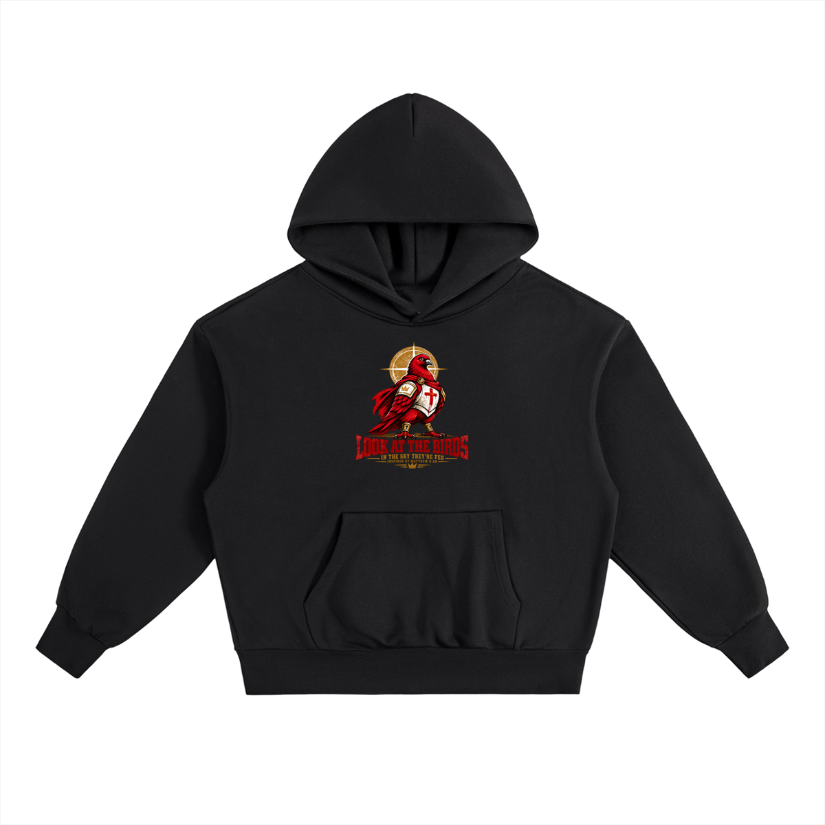 LOOK AT THE BIRDS IN THE SKY THEY'RE FED INSPIRED BY MATTHEW 6:26 Hoodie