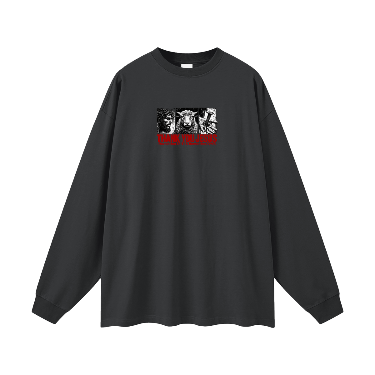 Thank you Jesus Revelation 12:11 & Revelation 12:11 Long Sleeve T-Shirt