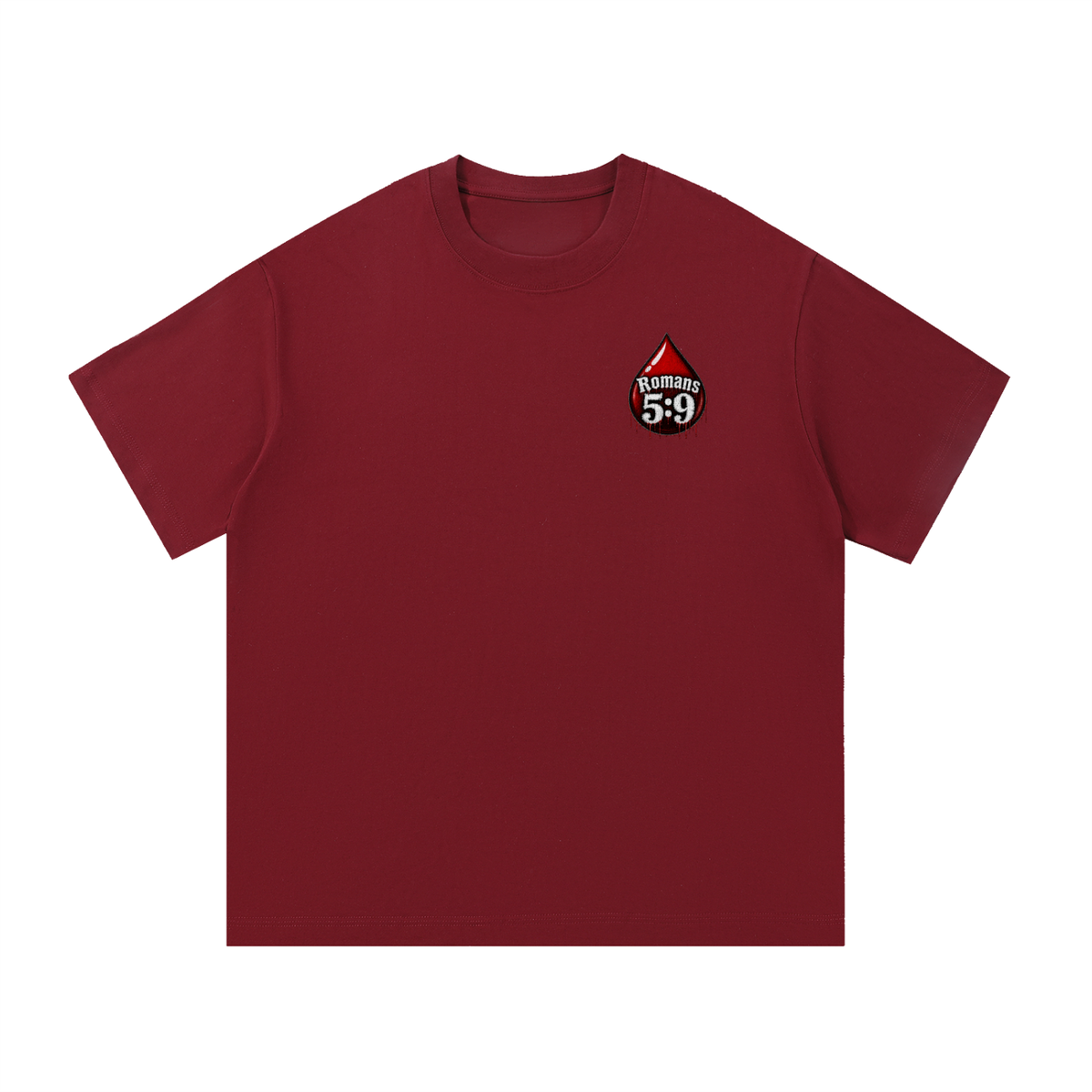 Romans 5:9 blood emoji T-Shirt