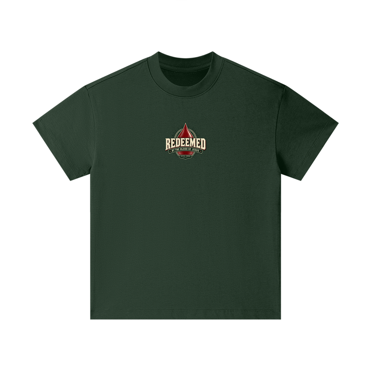 REDEEMED BY THE BLOOD OF JESUS -REVIVAL ARMOUR- -EPHESIANS 1:7- Kids T-Shirt