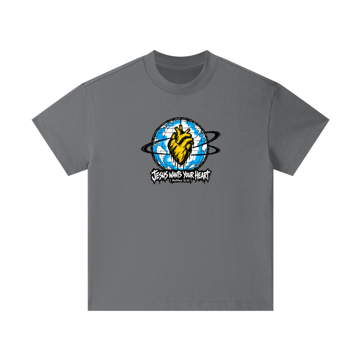 JESUS WANTS YOUR HEART ( MATTHEW 16:25 ) Kids T-Shirt