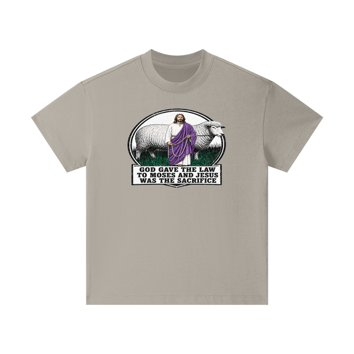 God gave the law to Moses and Jesus was the sacrifice Kids T-Shirt