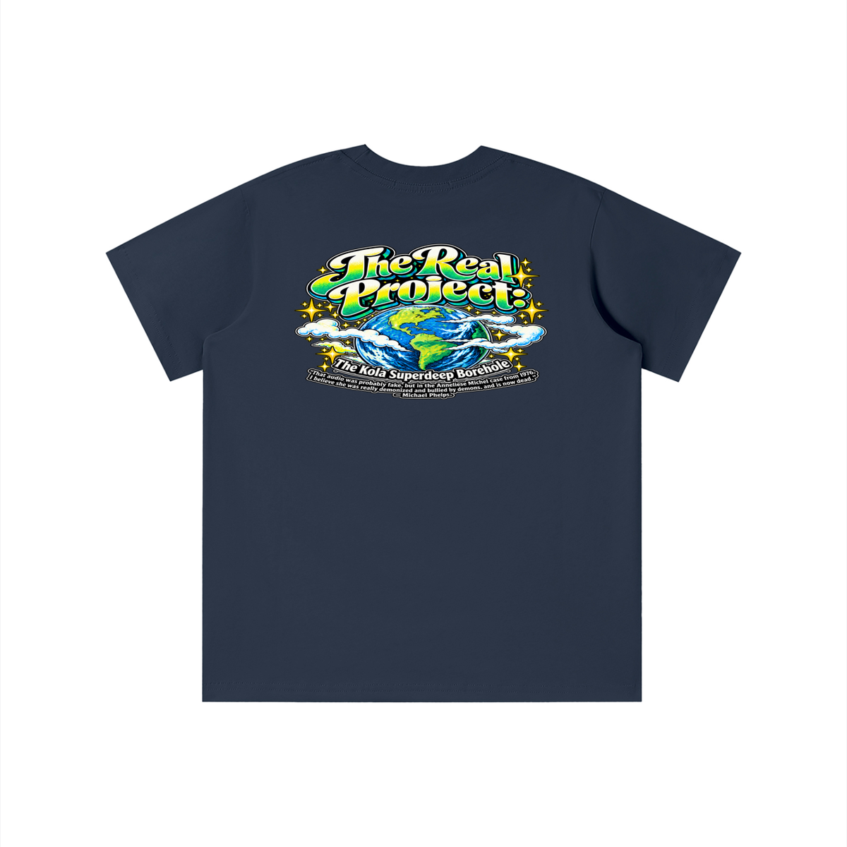 REDEEMED BY THE OF JESUS ACCORDING TO EPHESIANS 1:7 THE REAL PROJECT: THE KOLA SUPERDEEP BOREHOLE youth T-shirt