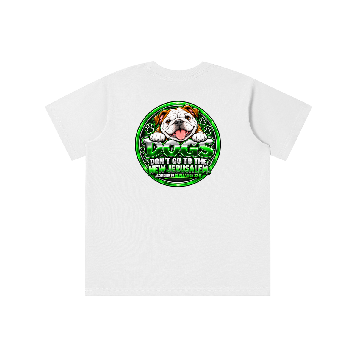 DOZENS OF TESTIMONIES ON YOUTUBE OF JESUS ENCOUNTERING PEOPLE. DOGS DON'T GO TO THE NEW JERUSALEM. ACCORDING TO REVELATION 22:15 youth T-shirt