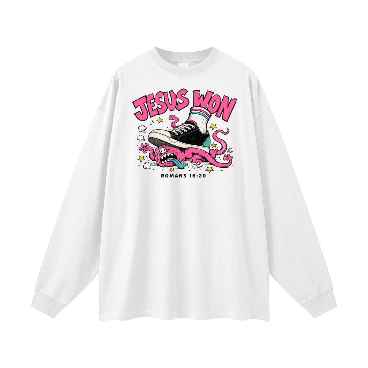 Jesus Won Long Sleeve T-Shirt