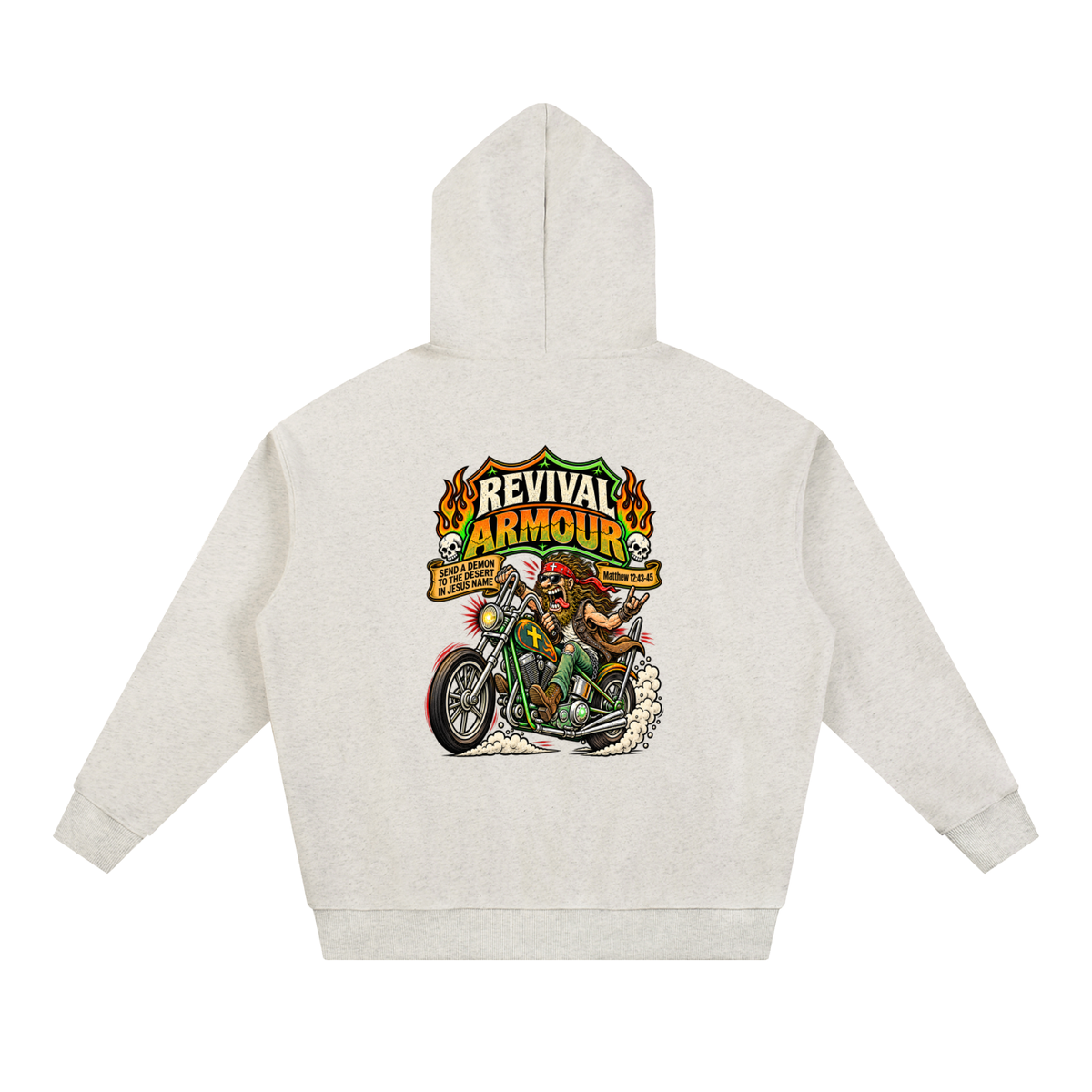 REVIVAL ARMOUR SEND A DEMON TO THE DESERT IN JESUS NAME [MATTHEW 12:43-45] Hoodie