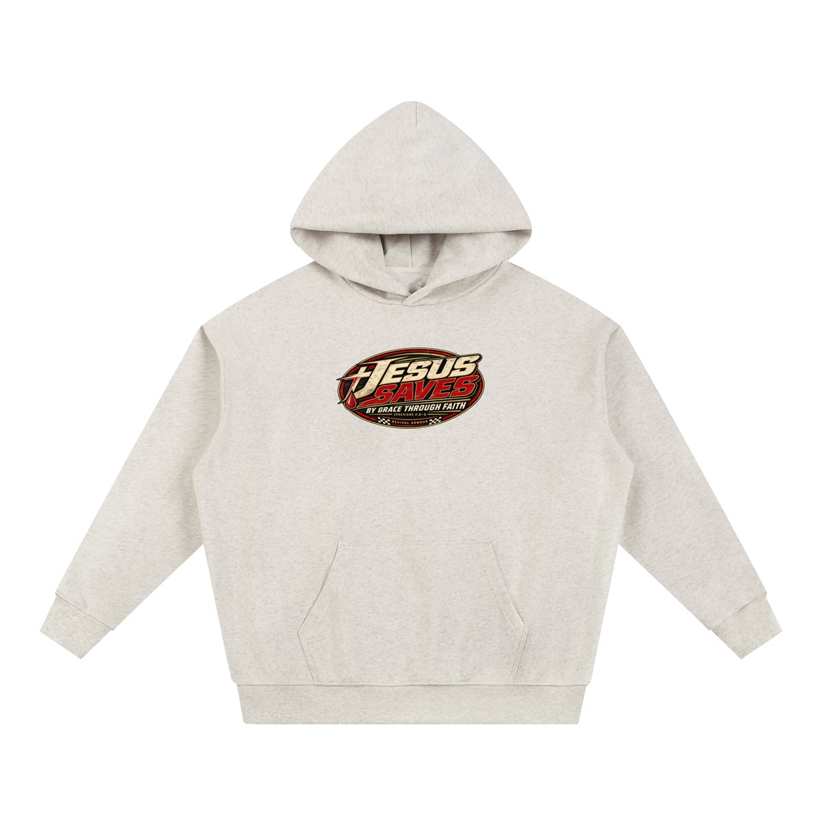 JESUS SAVES BY GRACE THROUGH FAITH - EPHESIANS 2:8-9 - Hoodie