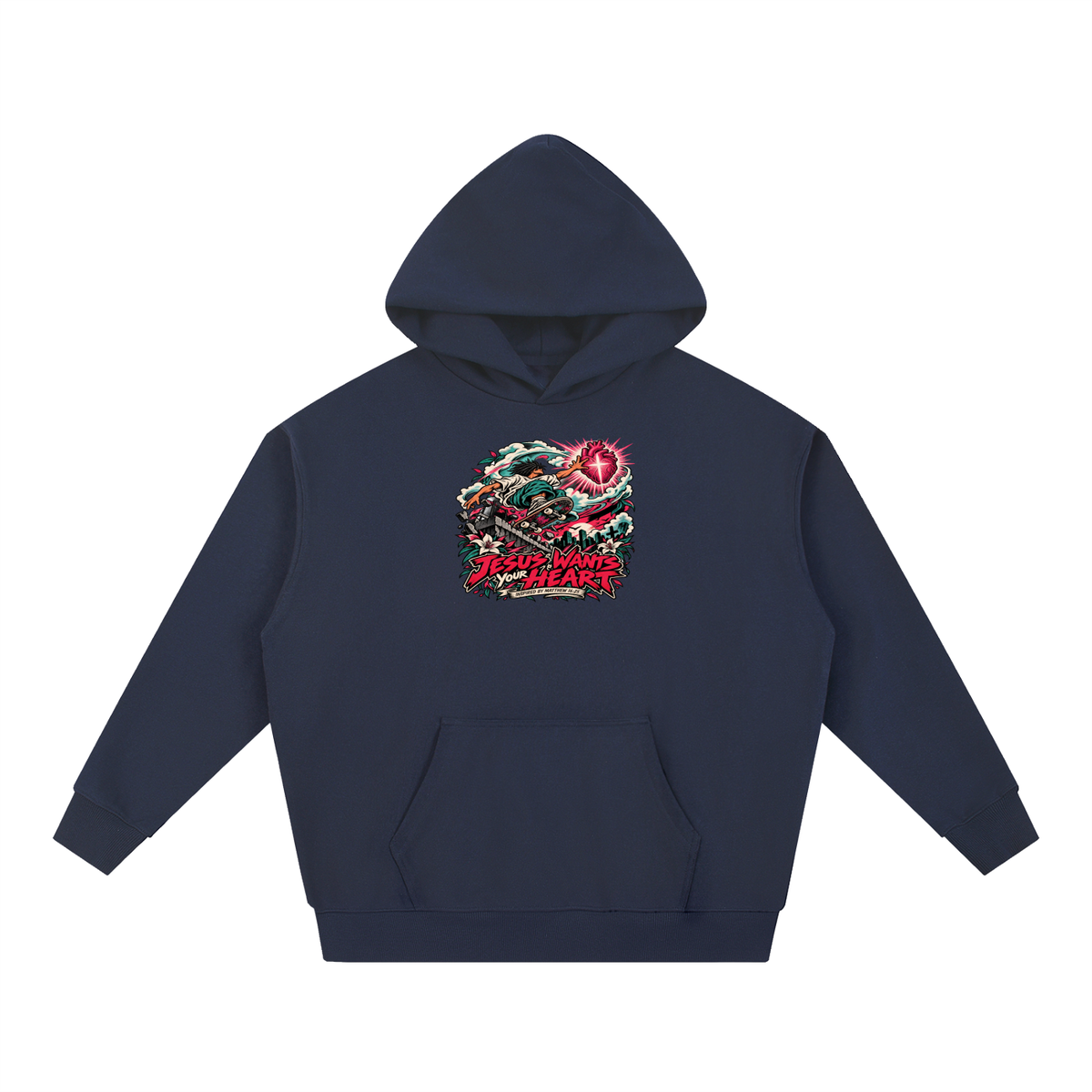 JESUS WANTS YOUR HEART INSPIRED BY MATTHEW 16:25 Hoodie