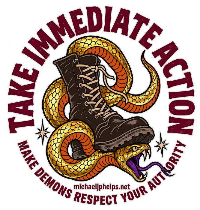 TAKE IMMEDIATE ACTION MAKE DEMONS RESPECT YOUR AUTHORITY michaeljphelps.net Hoodie