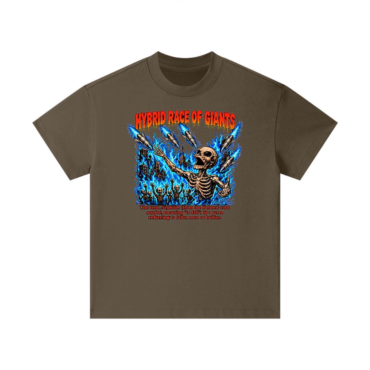 HYBRID RACE OF GIANTS the term nephilim (from the hebrew root naphal, meaning 'to fall') is a term referring to fallen men or bullies. Kids T-Shirt