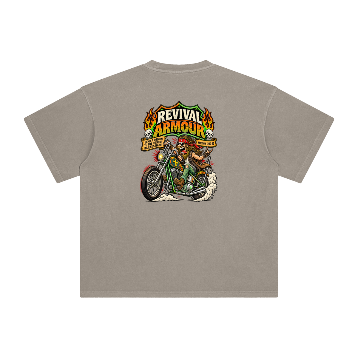 JESUS SAVES REVIVAL ARMOUR SEND A DEMON TO THE DESERT IN THE NAME OF JESUS T-Shirt