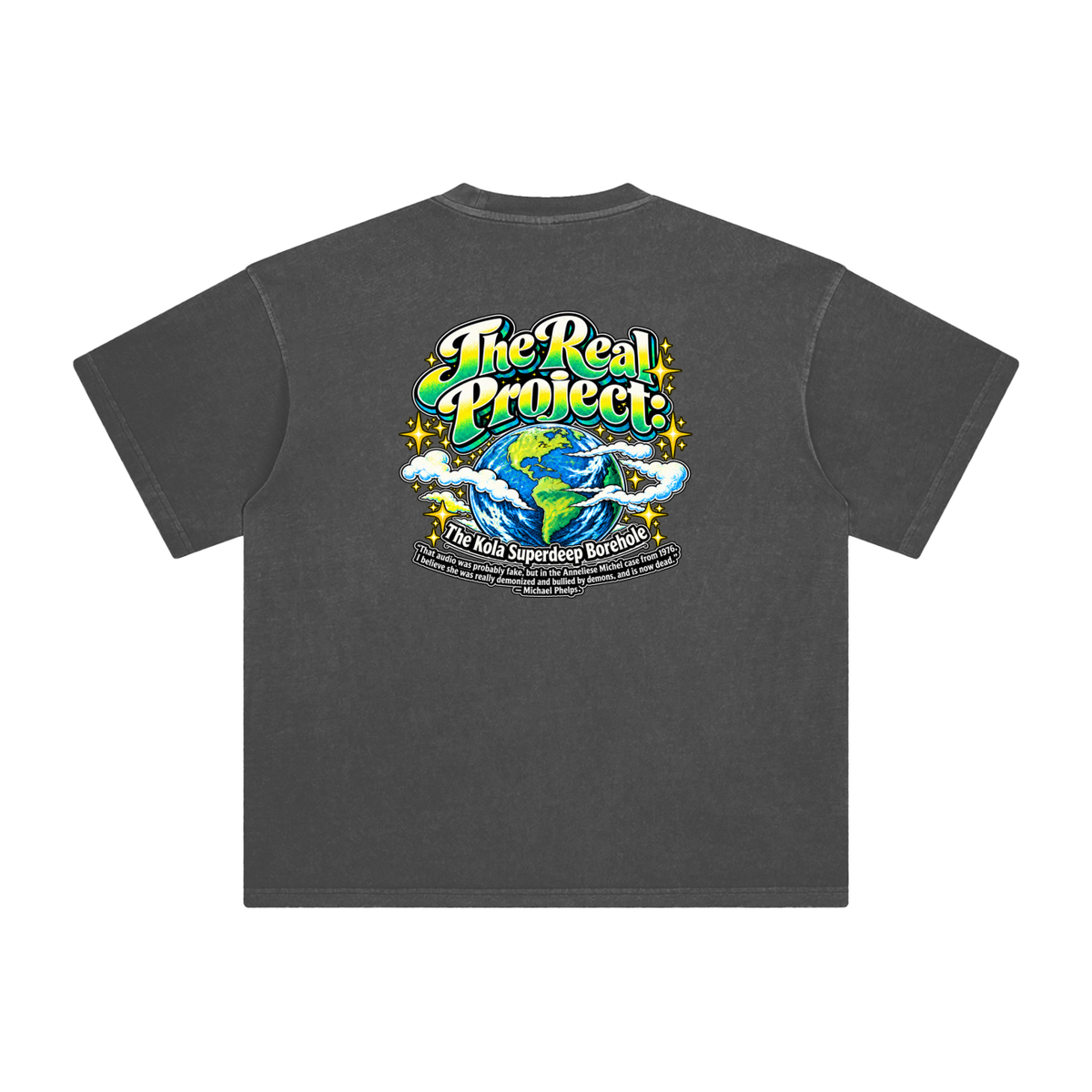 REDEEMED BY THE OF JESUS ACCORDING TO EPHESIANS 1:7 THE REAL PROJECT: THE KOLA SUPERDEEP BOREHOLE T-Shirt