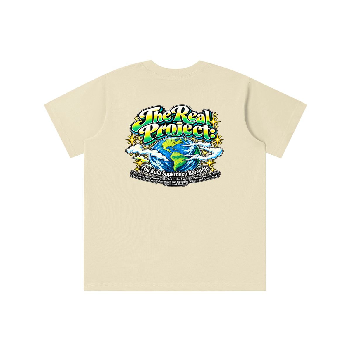 REDEEMED BY THE OF JESUS ACCORDING TO EPHESIANS 1:7 THE REAL PROJECT: THE KOLA SUPERDEEP BOREHOLE youth T-shirt