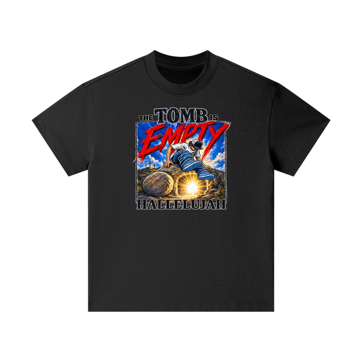 THE TOMB IS EMPTY HALLELUJAH Kids T-Shirt
