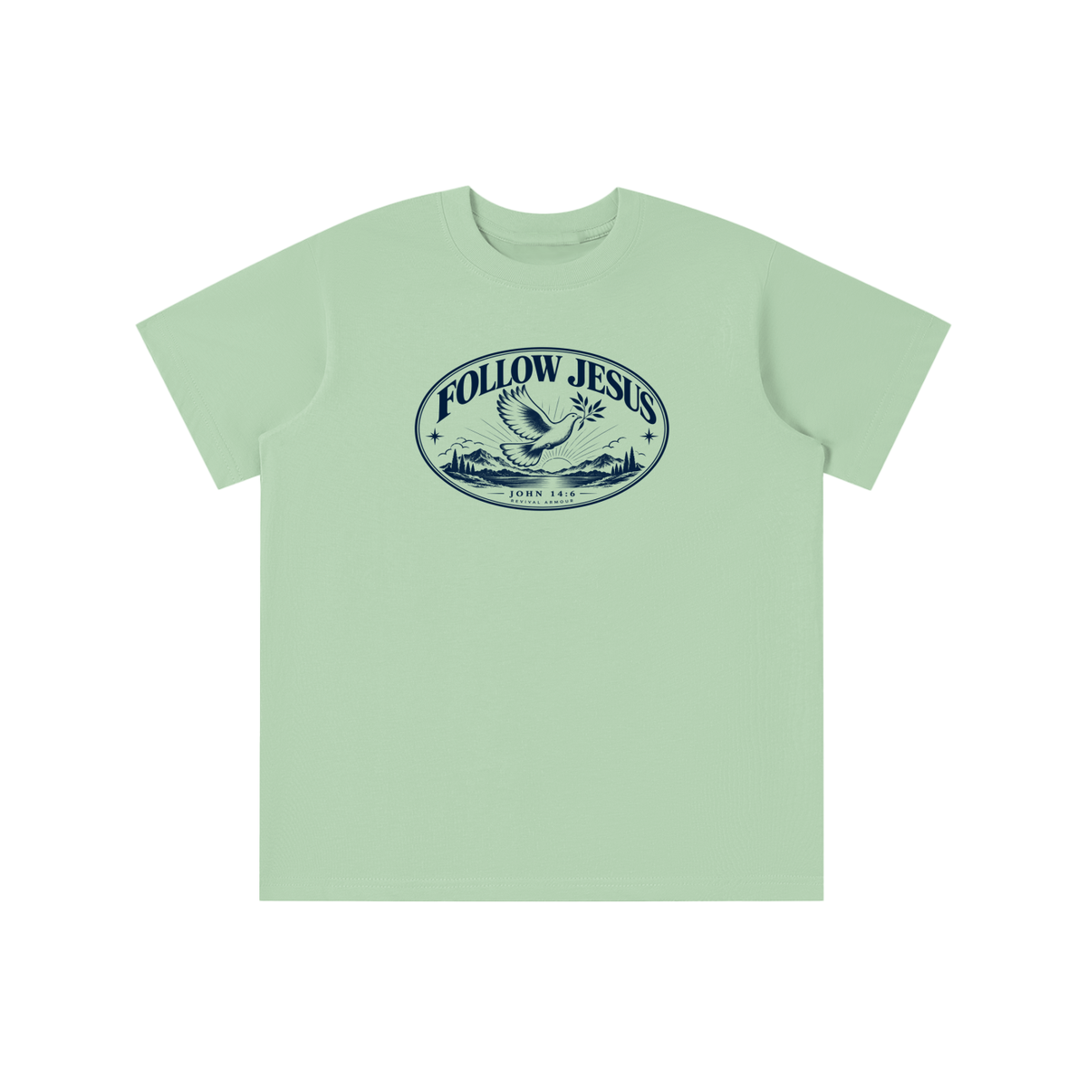 FOLLOW JESUS - JOHN 14:6 - REVIVAL ARMOUR youth T-shirt