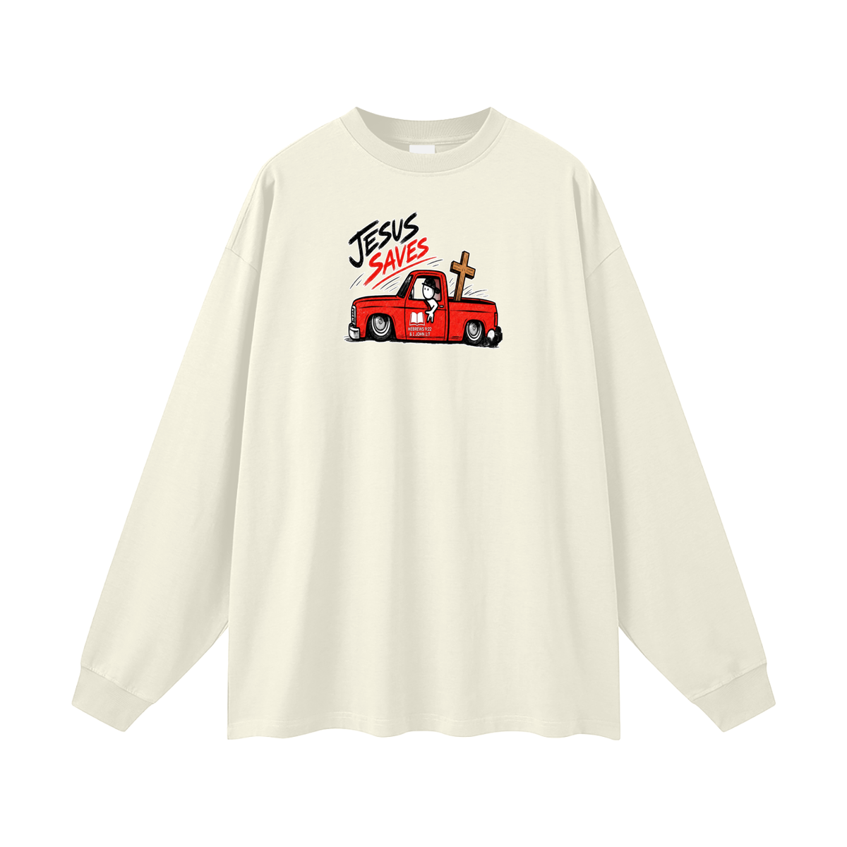 Oversized Unisex Long Sleeve T-Shirt