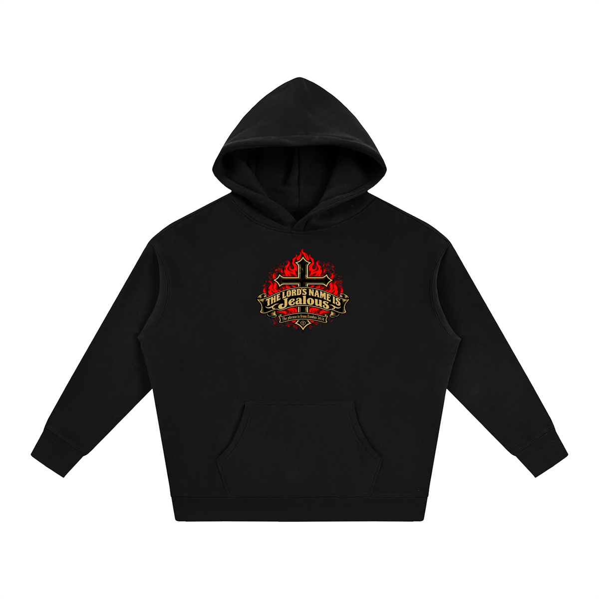 THE LORD'S NAME IS Jealous The phrase is from Exodus 34:14 Hoodie