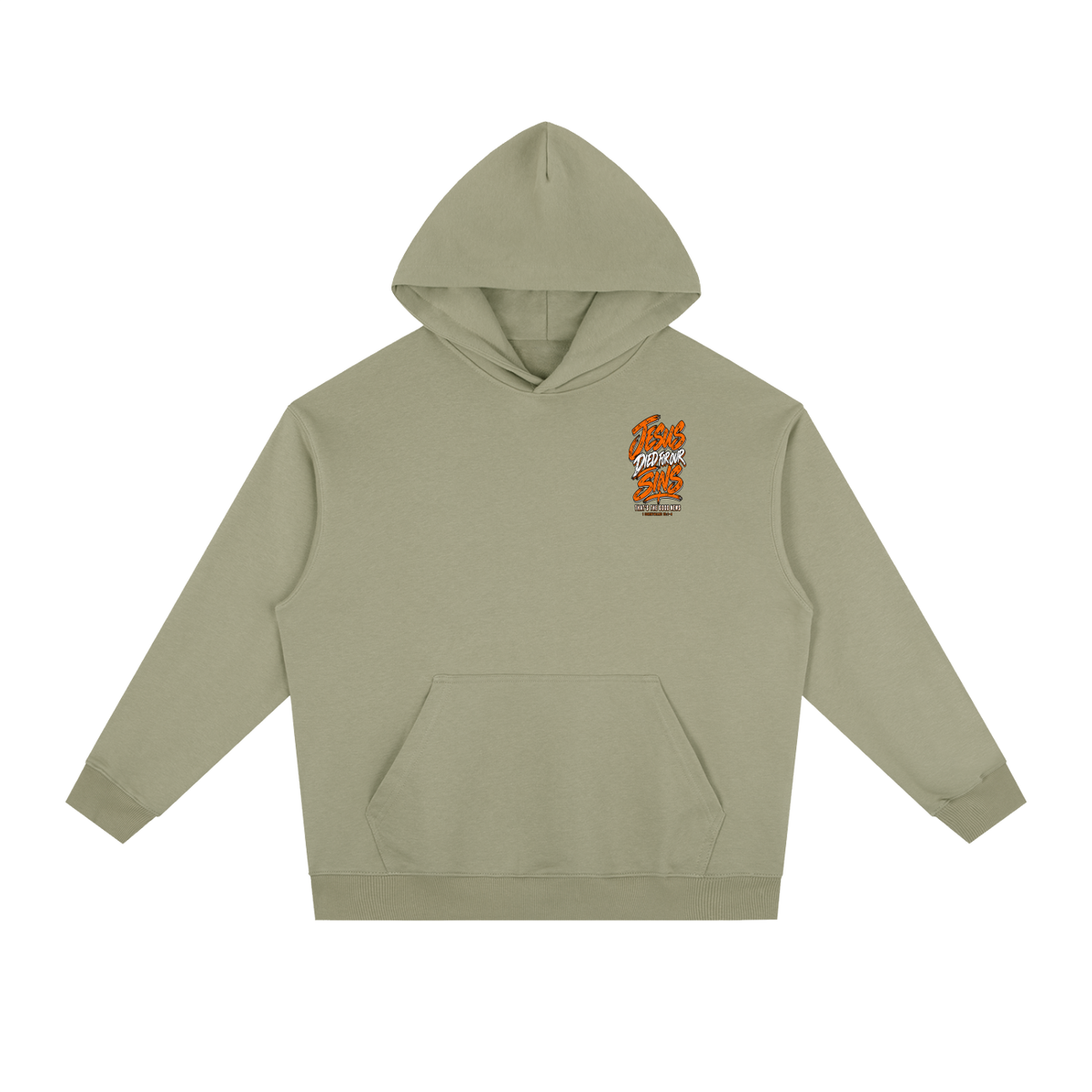 JESUS DIED FOR FOR OUR SINS THAT'S THE GOOD NEWS 1 CORTHIANS 15:1-4 JESUS SAVES THE BLOOD PAID IT ALL Hoodie