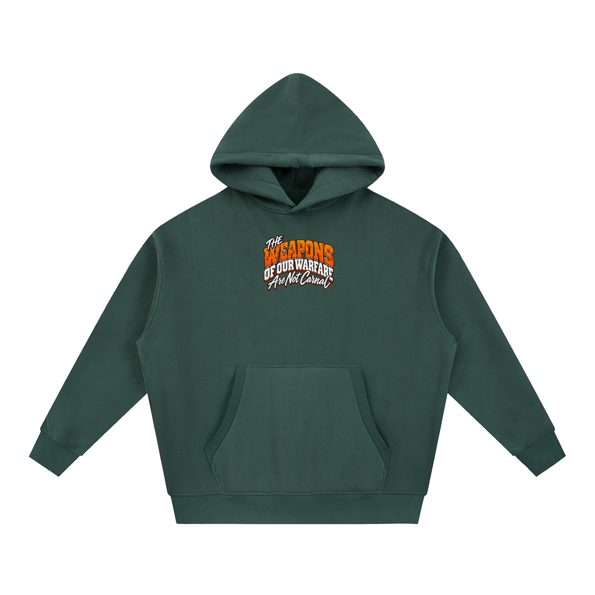 THE WEAPONS OF OUR WARFARE ARE NOT CARNAL HE IS COMMANDING EVIL SPIRITS TO LEAVE IN THE NAME OF JESUS - LUKE 10:19 - Hoodie
