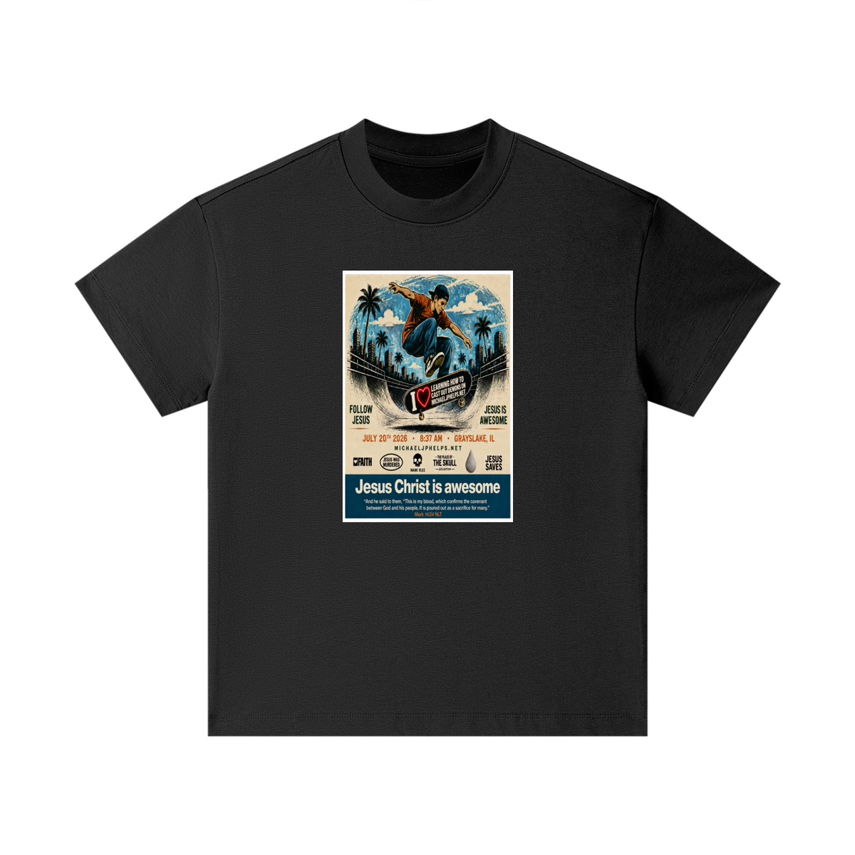 Jesus Christ is awesome Kids T-Shirt