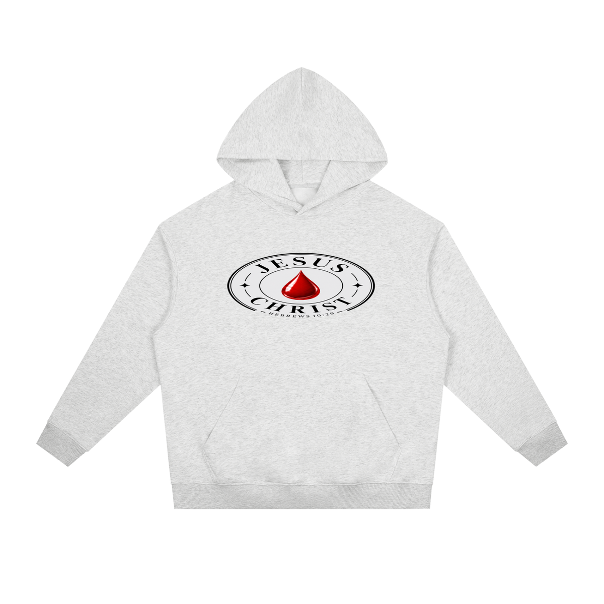 Jesus Christ blood emoji With Hebrews 10:29 Hoodie