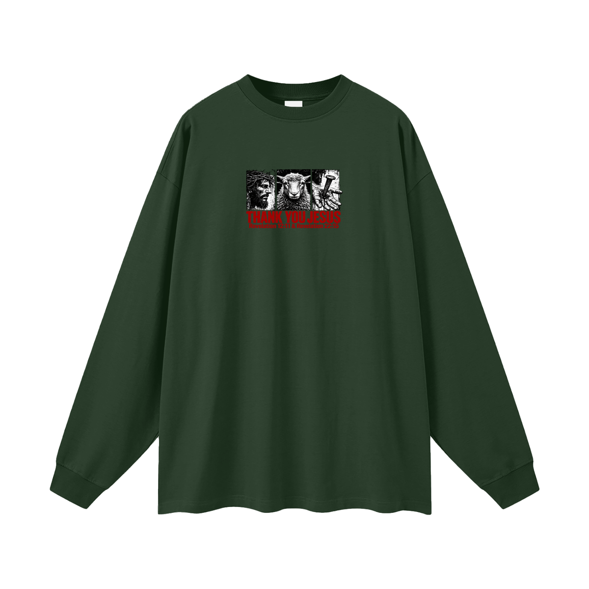 Thank you Jesus Revelation 12:11 & Revelation 12:11 Long Sleeve T-Shirt