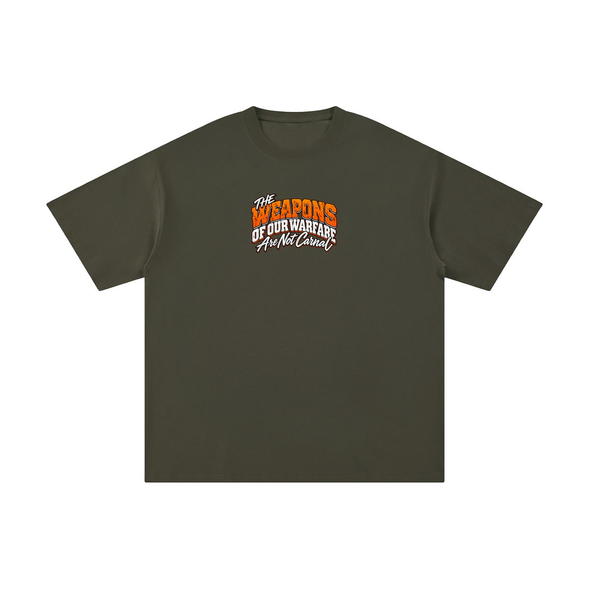 THE WEAPONS OF OUR WARFARE ARE NOT CARNAL HE IS COMMANDING EVIL SPIRITS TO LEAVE IN THE NAME OF JESUS - LUKE 10:19 - T-Shirt
