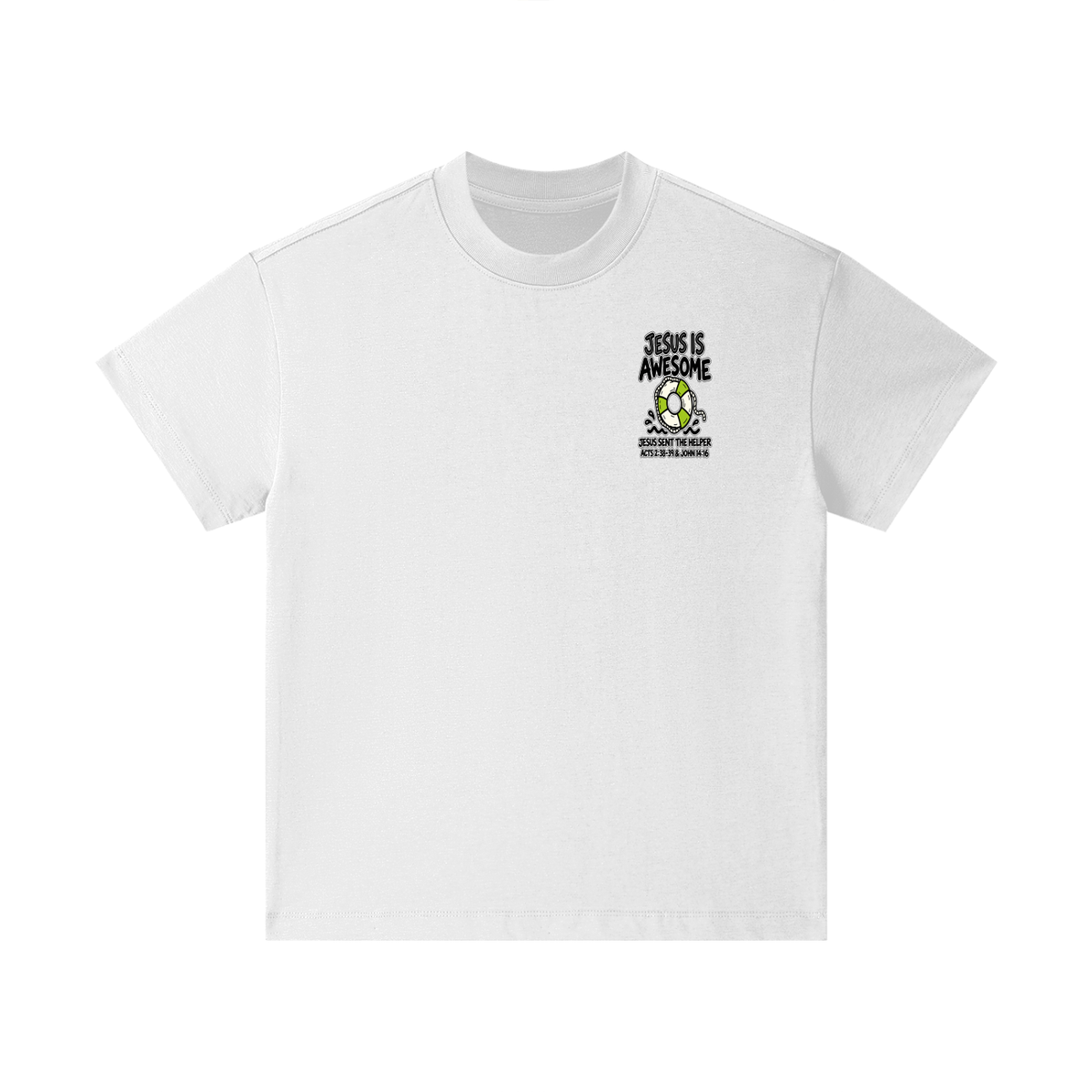 JESUS IS AWESOME JESUS SENT THE HELPER  Kids T-Shirt
