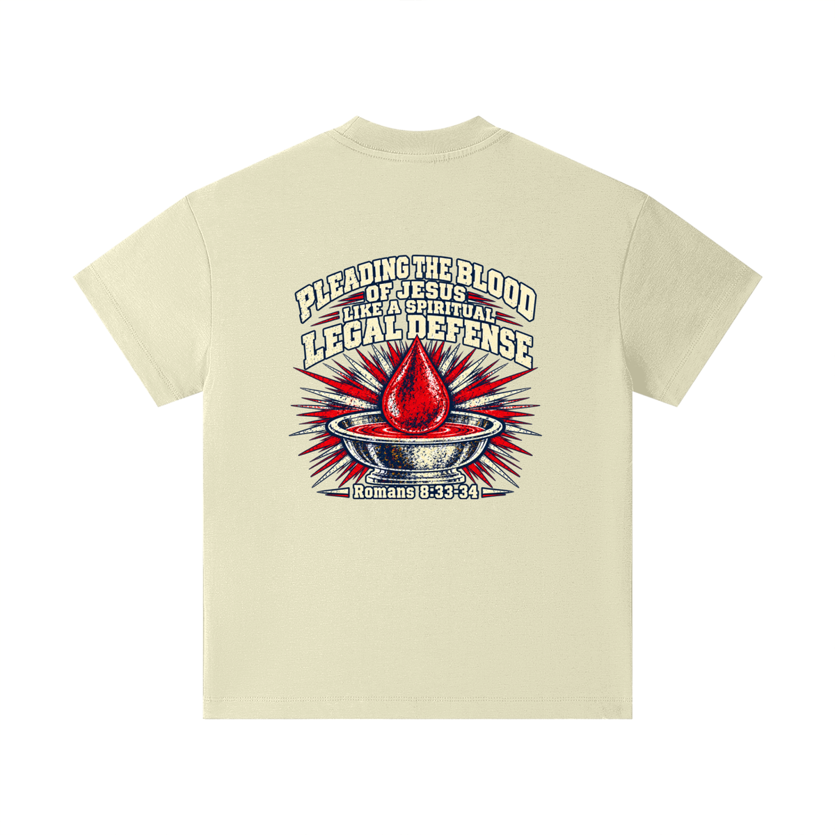 pleading the blood of Jesus like a spiritual legal defense Kids T-Shirt