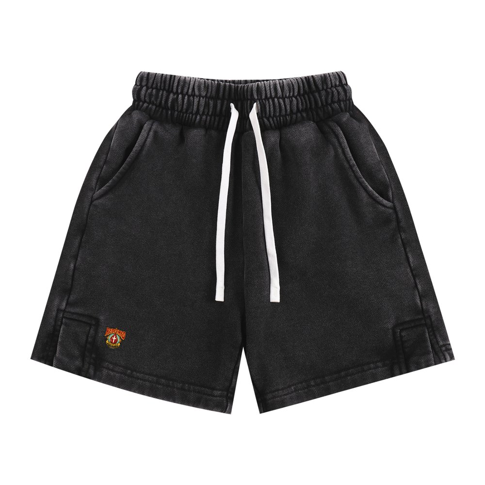 REDEEMED WITH FAITH IN THE BLOOD OF JESUS *1 PETER 1:18-19* Kids' Shorts