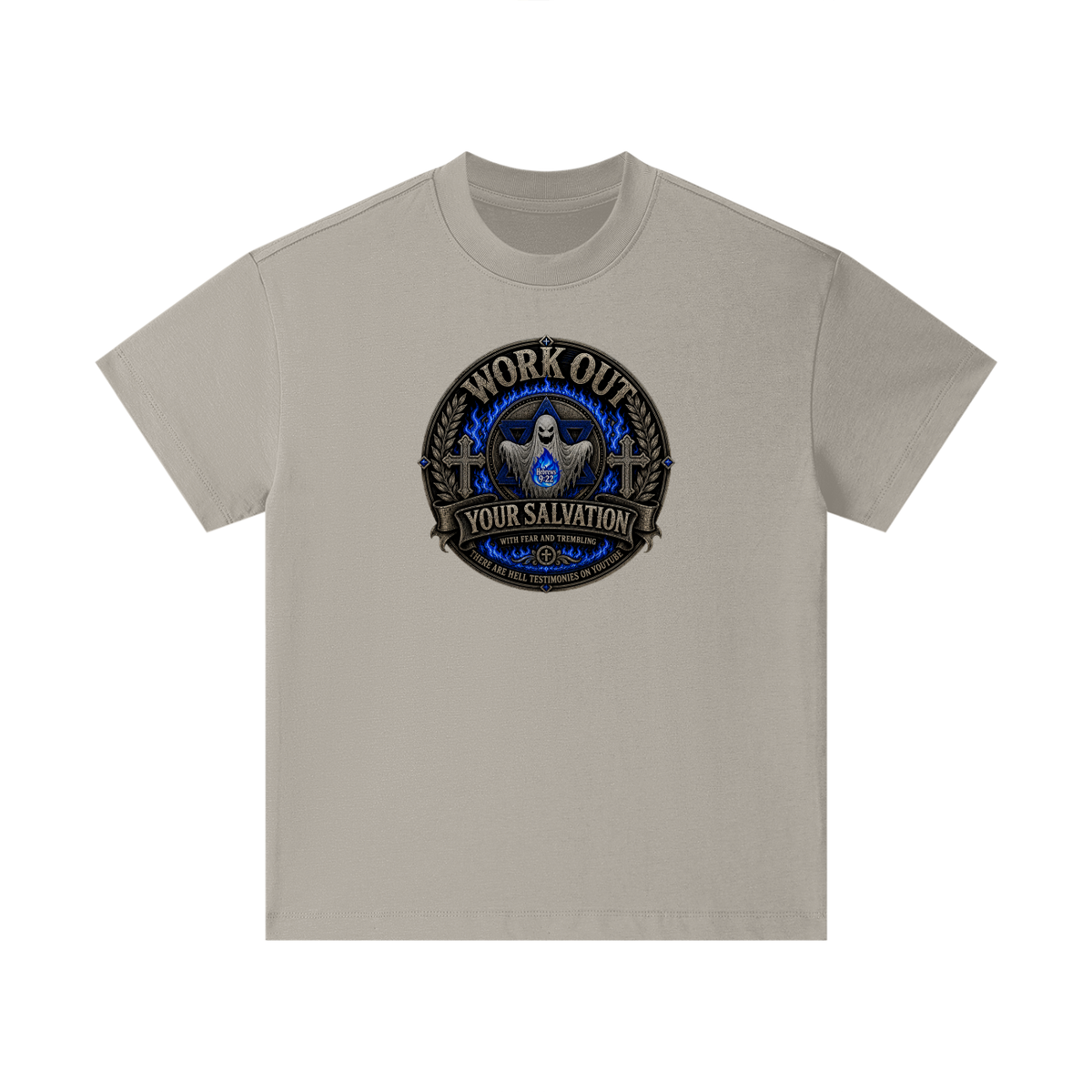 workout your salvation with Fear and Trembling Kids' T-Shirt