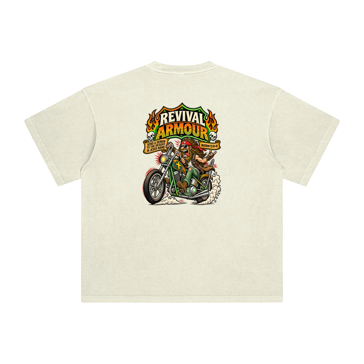 JESUS SAVES REVIVAL ARMOUR SEND A DEMON TO THE DESERT IN THE NAME OF JESUS T-Shirt