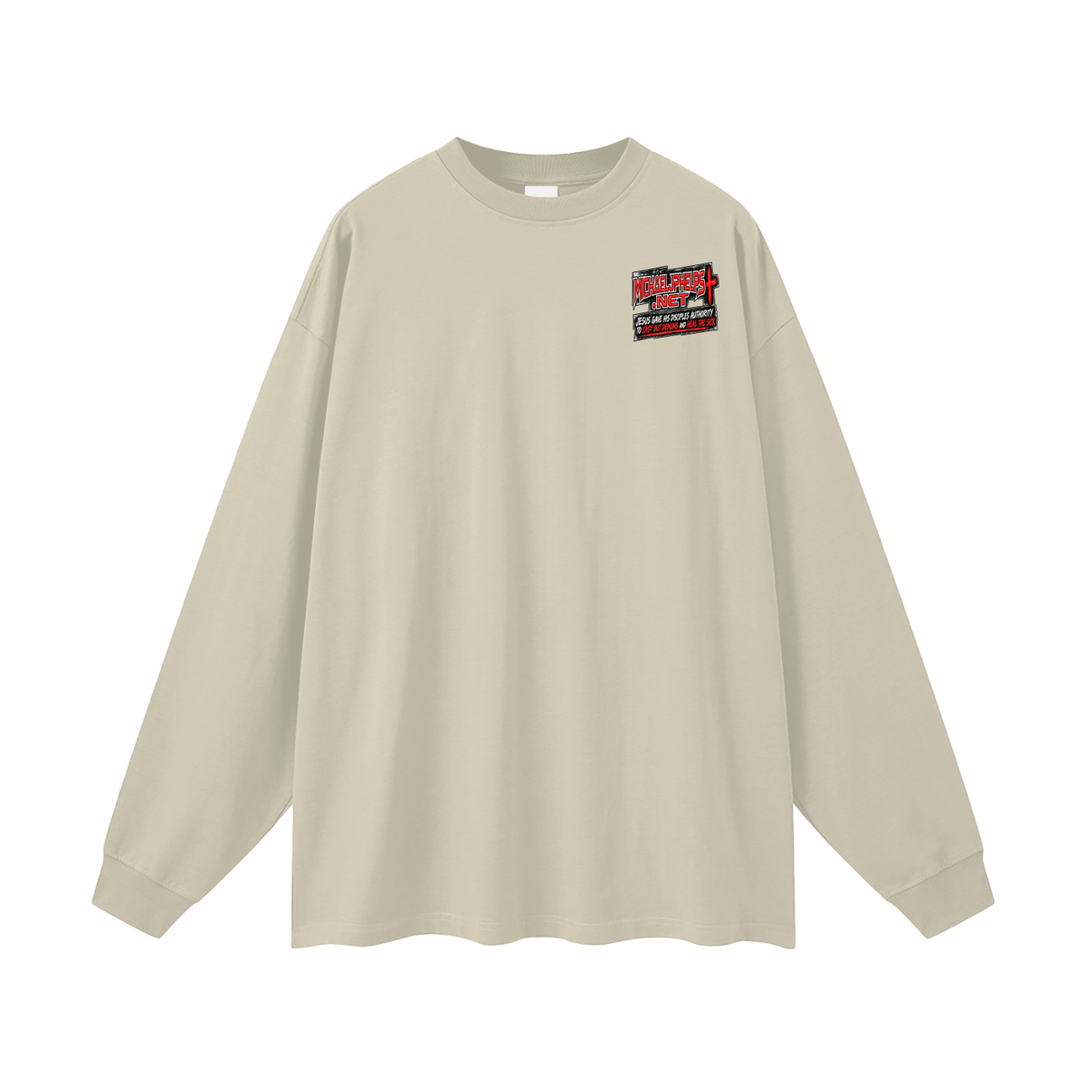 MICHAELJPHELPS.NET JESUS GAVE HIS DISCIPLES AUTHORITY TO CAST OUT DEMONS AND HEAL THE SICK Long Sleeve T-Shirt