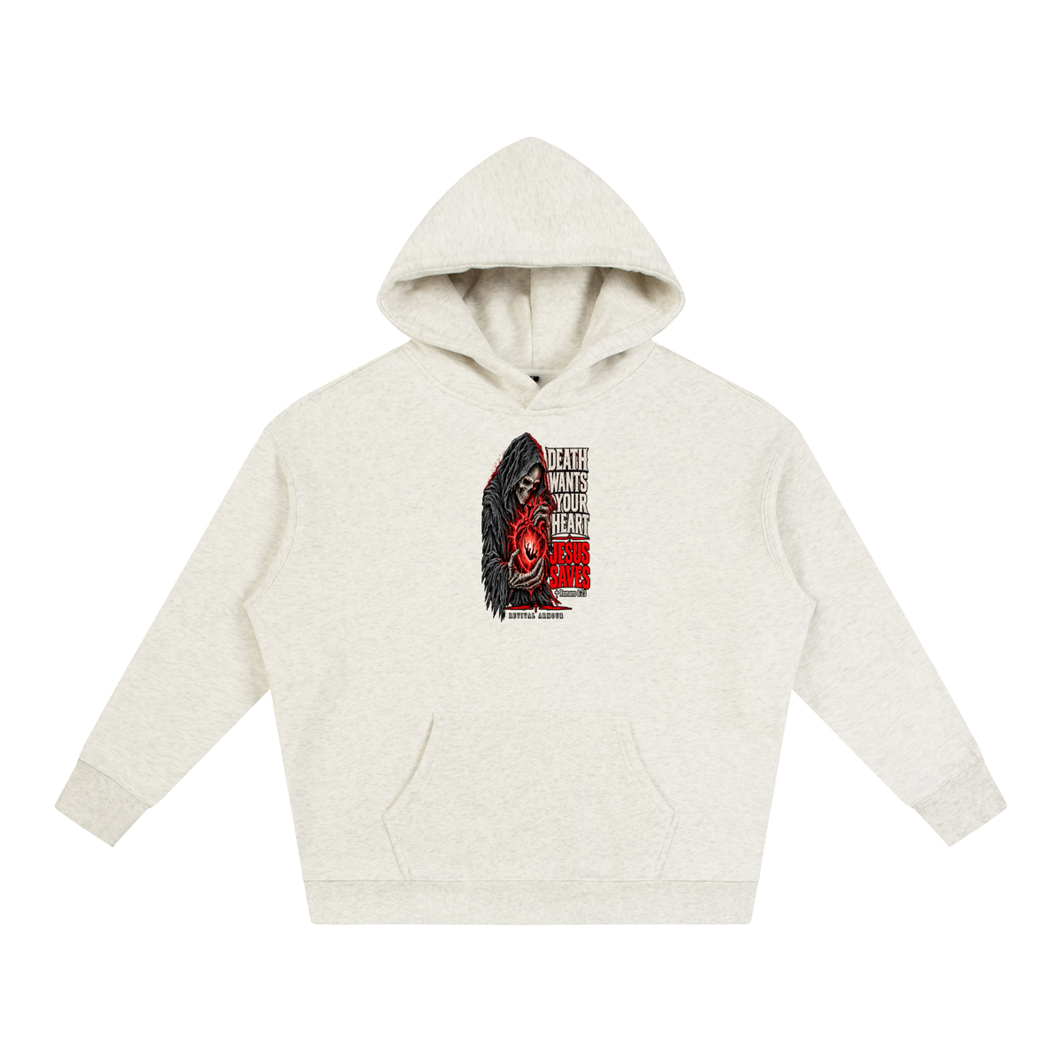 DEATH WANTS YOUR HEART JESUS SAVES ROMANS 6:23 REVIVAL ARMOUR Hoodie